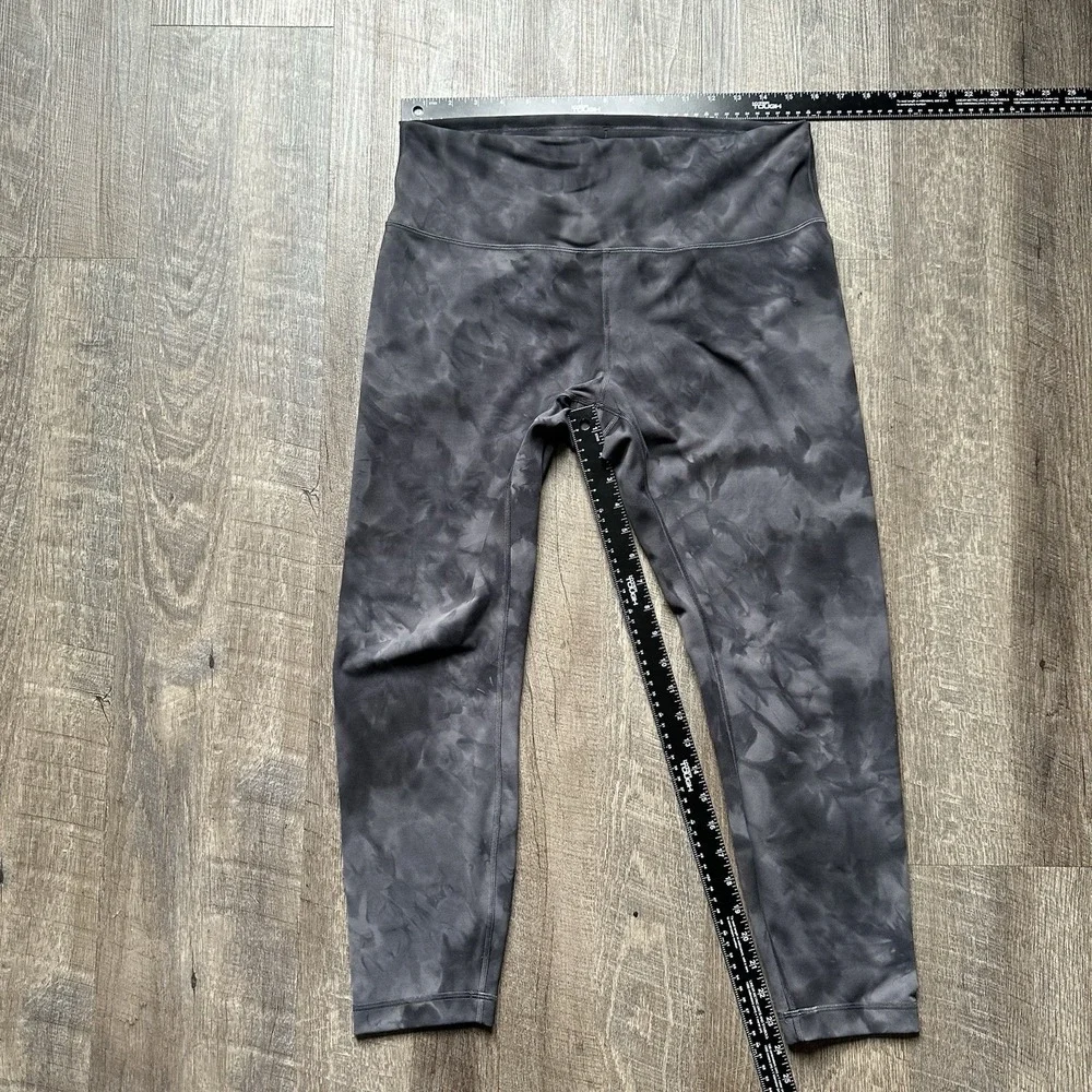 Lululemon‎ Align Women's Gray Tie Dye Full Length Leggings Sz 14